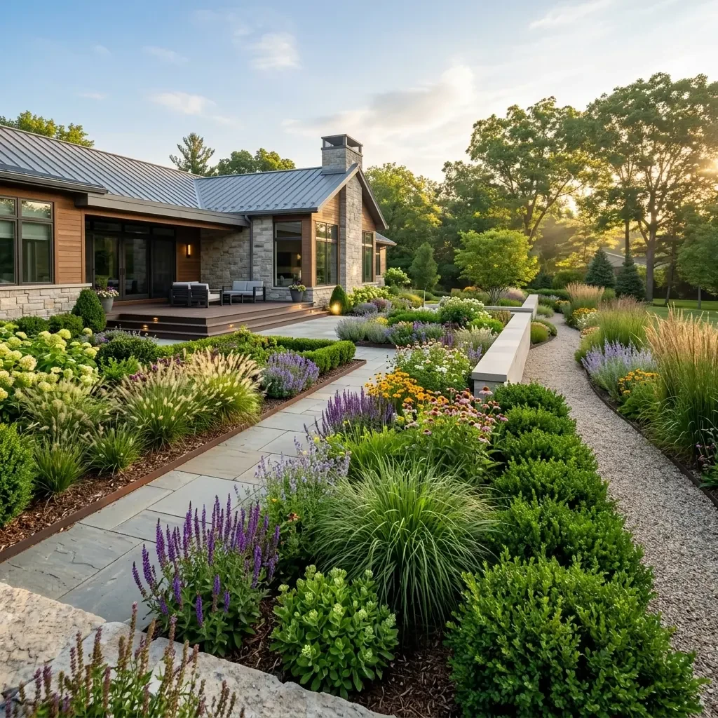 Aranżacja zieleni — nasadzenia bylin i krzewów ozdobnych, Free-Dom Ogrody