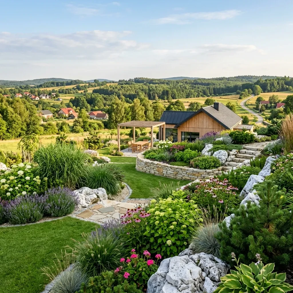 Budowa i projektowanie ogrodu w Kielcach — nowoczesny ogród Świętokrzyskie